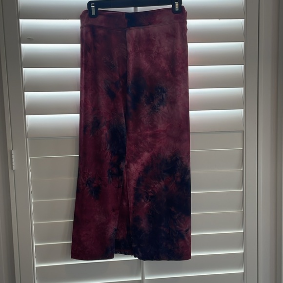 Sundry Deep colored tie-dye mod length maxi skirt - Picture 2 of 3